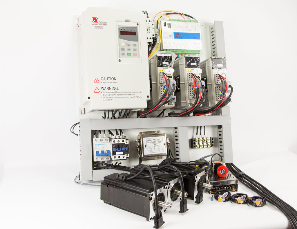 Mach 3 CNC Cabinet ( With Motors )